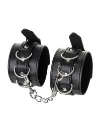 Черные оковы Anonymo из искусственной кожи - ToyFa - купить с доставкой в Благовещенске