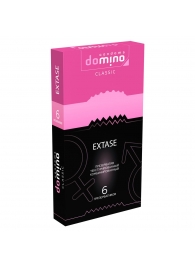 Презервативы с точками и рёбрышками DOMINO Classic Extase - 6 шт. - Domino - купить с доставкой в Благовещенске