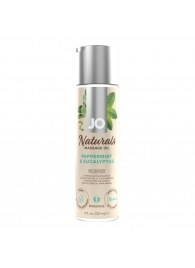 Массажное масло с ароматом перечной мяты и эвкалипта JO Naturals Peppermint   Eucalyptus - 120 мл. - System JO - купить с доставкой в Благовещенске