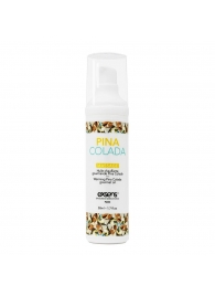 Разогревающее массажное масло с ароматом пина колада Gourmet Pina Colada - 50 мл. - Exsens - купить с доставкой в Благовещенске