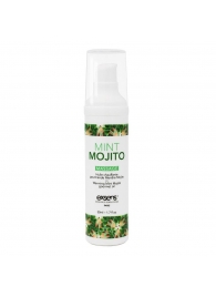 Разогревающее массажное масло с ароматом мохито Gourmet Mint Mojito - 50 мл. - Exsens - купить с доставкой в Благовещенске