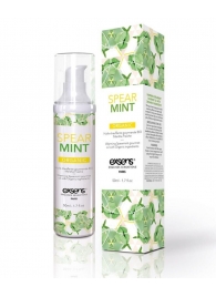 Разогревающее массажное масло Gourmet Spearmint Organic с органическими ингредиентами - 50 мл. - Exsens - купить с доставкой в Благовещенске