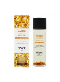 Органическое массажное масло AMBER JOJOBA - 100 мл. - Exsens - купить с доставкой в Благовещенске