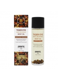 Органическое массажное масло TIGER EYE MACADAMIA - 100 мл. - Exsens - купить с доставкой в Благовещенске