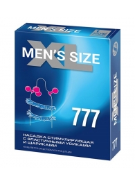 Стимулирующая насадка на пенис MEN SIZE 777 - Sitabella - в Благовещенске купить с доставкой