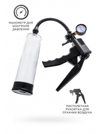 Прозрачная механическая помпа для пениса Viggo - Sexus - в Благовещенске купить с доставкой