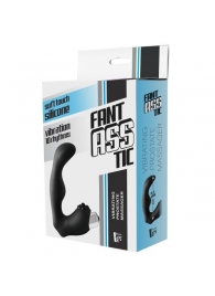 Черный вибромассажер простаты FantASStic Vibrating Prostate Massager - 11,3 см. - Dream Toys - в Благовещенске купить с доставкой