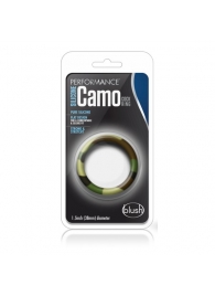 Эрекционное кольцо камуфляжной расцветки Silicone Camo Cock Ring - Blush Novelties - в Благовещенске купить с доставкой