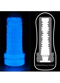 Светящийся в темноте мастурбатор Lumino Play Masturbator Ribbed - Lovetoy - в Благовещенске купить с доставкой