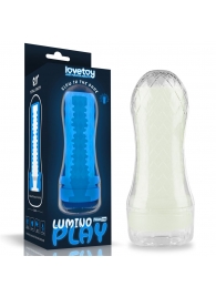 Светящийся в темноте мастурбатор Lumino Play Masturbator Ribbed - Lovetoy - в Благовещенске купить с доставкой