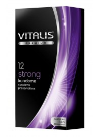Презервативы с утолщённой стенкой VITALIS PREMIUM strong - 12 шт. - Vitalis - купить с доставкой в Благовещенске