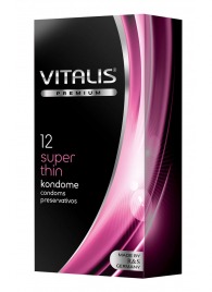 Ультратонкие презервативы VITALIS PREMIUM super thin - 12 шт. - Vitalis - купить с доставкой в Благовещенске