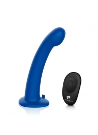 Синяя насадка Remote Control P-Spot G-Spot с черными трусиками - 20 см. - Pegasus - купить с доставкой в Благовещенске