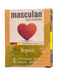 Экологически чистые презервативы Masculan Organic - 3 шт. - Masculan - купить с доставкой в Благовещенске