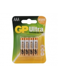 Батарейки алкалиновые GP Ultra Alkaline 24А AАA/LR03 - 4 шт. - Элементы питания - купить с доставкой в Благовещенске