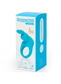 Голубое эрекционное виброкольцо Happy Rabbit Rechargeable Rabbit Cock Ring - Happy Rabbit - в Благовещенске купить с доставкой