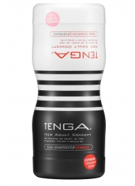 Мастурбатор Dual Sensation Cup Extremes - Tenga - в Благовещенске купить с доставкой