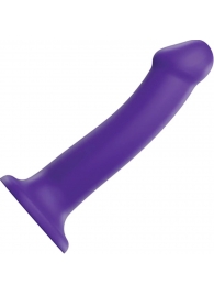 Фиолетовый фаллоимитатор-насадка Strap-On-Me Dildo Dual Density size L - 19 см. - Strap-on-me - купить с доставкой в Благовещенске