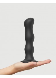 Черная насадка Strap-On-Me Dildo Geisha Balls size XL - Strap-on-me - купить с доставкой в Благовещенске