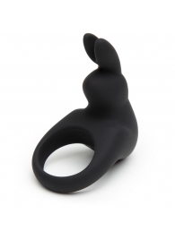 Черное эрекционное виброкольцо Happy Rabbit Rechargeable Rabbit Cock Ring - Happy Rabbit - в Благовещенске купить с доставкой