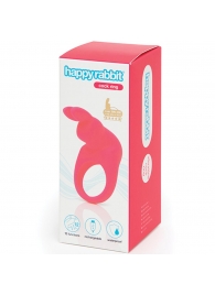 Розовое эрекционное виброкольцо Happy Rabbit Rechargeable Rabbit Cock Ring - Happy Rabbit - в Благовещенске купить с доставкой