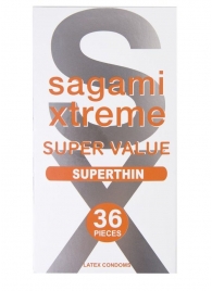 Ультратонкие презервативы Sagami Xtreme Superthin - 36 шт. - Sagami - купить с доставкой в Благовещенске