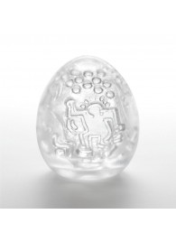 Мастурбатор-яйцо Keith Haring EGG DANCE - Tenga - в Благовещенске купить с доставкой