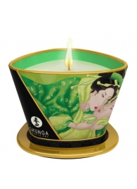 Массажная свеча Exotic Green Tea с ароматом зелёного чая - 170 мл. - Shunga - купить с доставкой в Благовещенске