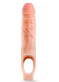 Телесная насадка на пенис 9 Inch Cock Sheath Extender - 22,2 см. - Blush Novelties - в Благовещенске купить с доставкой