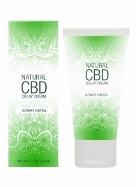 Крем-пролонгатор Natural CBD Delay Cream - 50 мл. - Shots Media BV - купить с доставкой в Благовещенске