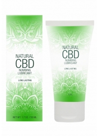 Лубрикант с пролонгирующим эффектом Natural CBD Numbing Lubricant - 50 мл. - Shots Media BV - купить с доставкой в Благовещенске