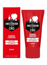 Пролонгирующий лубрикант Numbing CBD from Amsterdam - 50 мл. - Shots Media BV - купить с доставкой в Благовещенске