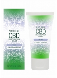 Крем для мастурбации для мужчин Natural CBD Masturbation Cream For Him - 50 мл. - Shots Media BV - купить с доставкой в Благовещенске