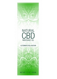 Массажное масло Natural CBD Massage Oil - 50 мл. - Shots Media BV - купить с доставкой в Благовещенске