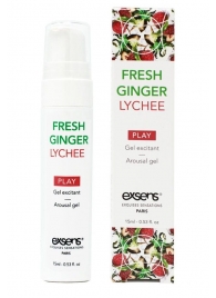Возбуждающий гель Fresh Ginger Lychee Arousal Gel - 15 мл. - Exsens - купить с доставкой в Благовещенске