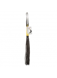 Черная плеть с желтой рукоятью Boundless Flogger - 69,25 см. - California Exotic Novelties - купить с доставкой в Благовещенске