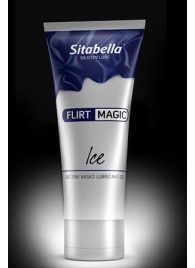 Силиконовая гель-смазка FLIRT MAGIC Ice с лёгким пролонгирующим эффектом - 75 мл. - Sitabella - купить с доставкой в Благовещенске