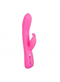 Розовый вибратор-кролик Elite Rocking Rabbit - 22,75 см. - California Exotic Novelties