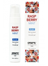 Возбуждающий гель Raspberry Mint с ароматом малины и мяты - 15 мл. - Exsens - купить с доставкой в Благовещенске