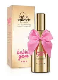 Гель с ароматом жвачки Bubblegum 2-in-1 Scented Silicone Massage And Intimate Gel - 100 мл. - Bijoux Indiscrets - купить с доставкой в Благовещенске