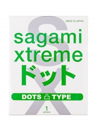 Презерватив Sagami Xtreme Type-E с точками - 1 шт. - Sagami - купить с доставкой в Благовещенске