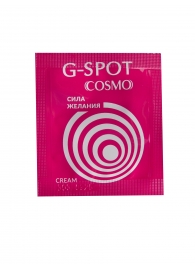 Стимулирующий интимный крем для женщин Cosmo G-spot - 2 гр. - Биоритм - купить с доставкой в Благовещенске