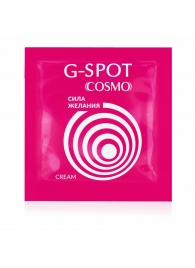 Стимулирующий интимный крем для женщин Cosmo G-spot - 2 гр. - Биоритм - купить с доставкой в Благовещенске