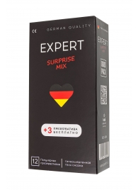 Презервативы EXPERT Surprise Mix - 12 шт.(+3 в подарок) - Expert - купить с доставкой в Благовещенске