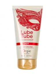 Интимный гель на водной основе Lube Tube Hot с разогревающим эффектом - 150 мл. - ORGIE - купить с доставкой в Благовещенске