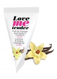 Съедобное согревающее массажное масло Love Me Tender Vanilla с ароматом ванили - 10 мл. - Love to Love - купить с доставкой в Благовещенске