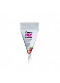 Съедобное согревающее массажное масло Love Me Tender Strawberry с ароматом клубники - 10 мл. - Love to Love - купить с доставкой в Благовещенске