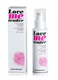 Съедобное согревающее массажное масло Love Me Tender Cotton Candy с ароматом сладкой ваты - 100 мл. - Love to Love - купить с доставкой в Благовещенске
