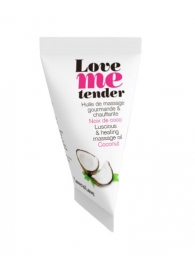 Съедобное согревающее массажное масло Love Me Tender Cocos с ароматом кокоса - 10 мл. - Love to Love - купить с доставкой в Благовещенске