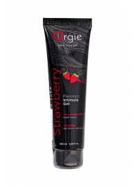 Интимный гель на водной основе Lube Tube Strawberry с клубничным вкусом - 100 мл. - ORGIE - купить с доставкой в Благовещенске